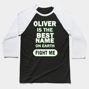 Oliver Jungsname name birthday saying name day. Baseball T-Shirt